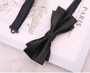 Open image in slideshow, Double Bow Bow Tie - Plain
